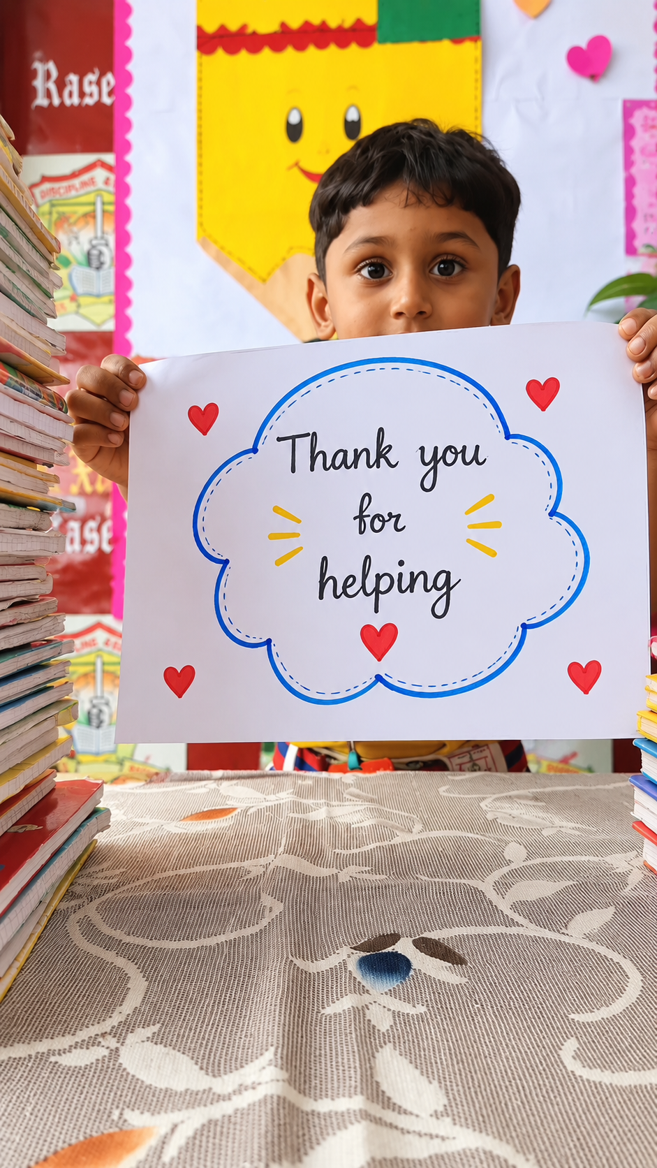 Children Wishes Teacher Day